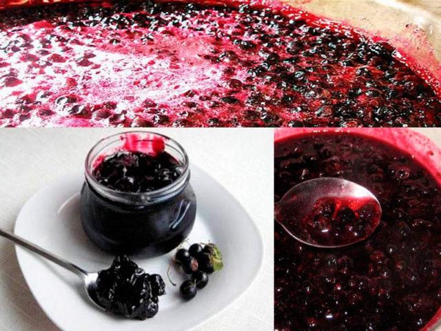 Варенье джем из смородины черной