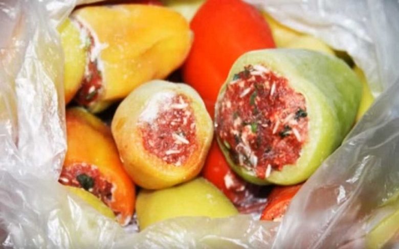 Как лучше сварить замороженный фаршированный перец