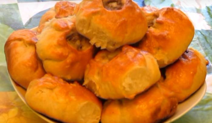 Беляши печеные с мясом в духовке — пошаговые фото рецепты