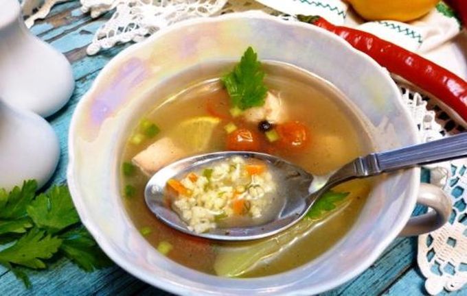 Пошаговый рецепт классической ухи с пшеном с фото