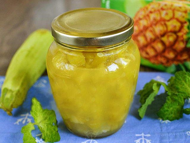 Варенье из кабачков с яблоками на зиму