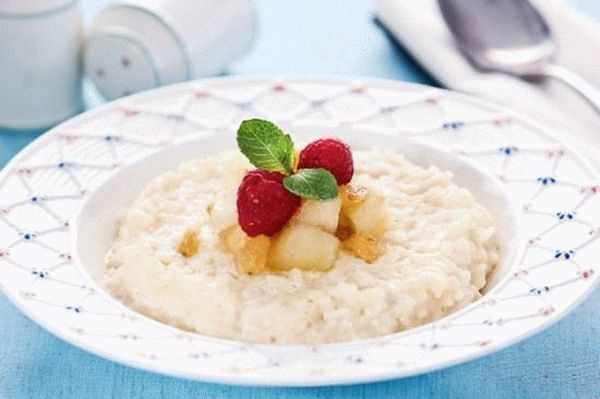 Как сварить молочную рисовую кашу в мультиварке