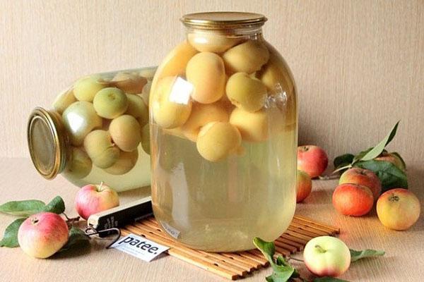 Как сварить яблочный компот из свежих яблок