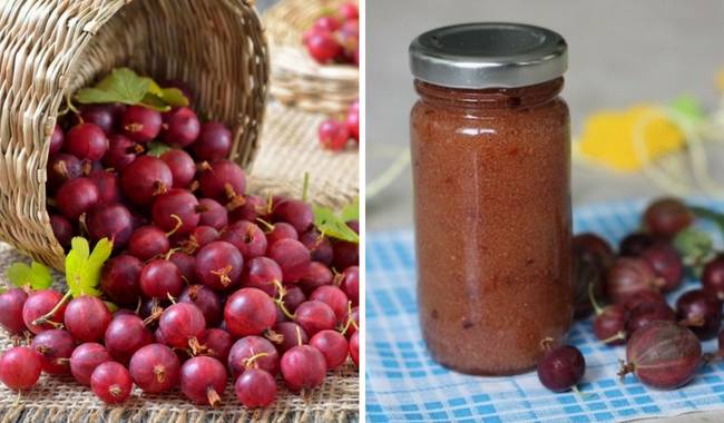 Варенье ассорти с крыжовником и черной