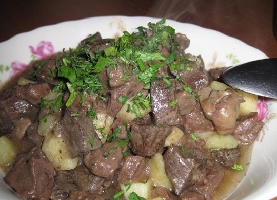 Как приготовить куырдак по-казахски с картошкой