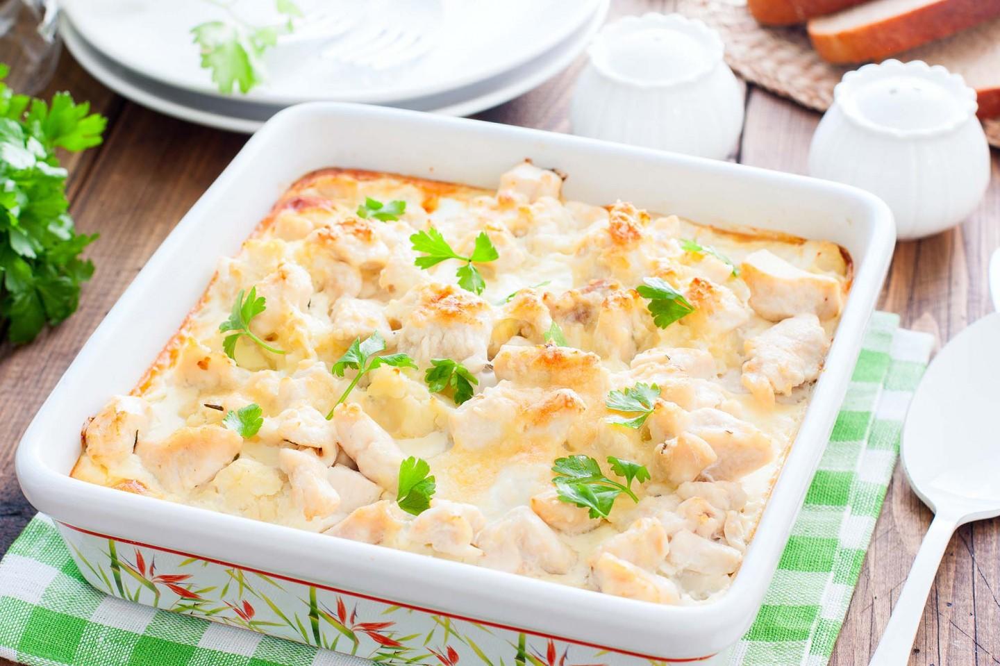 Готовим курицу с цветной капустой в духовке: рецепты пошагово