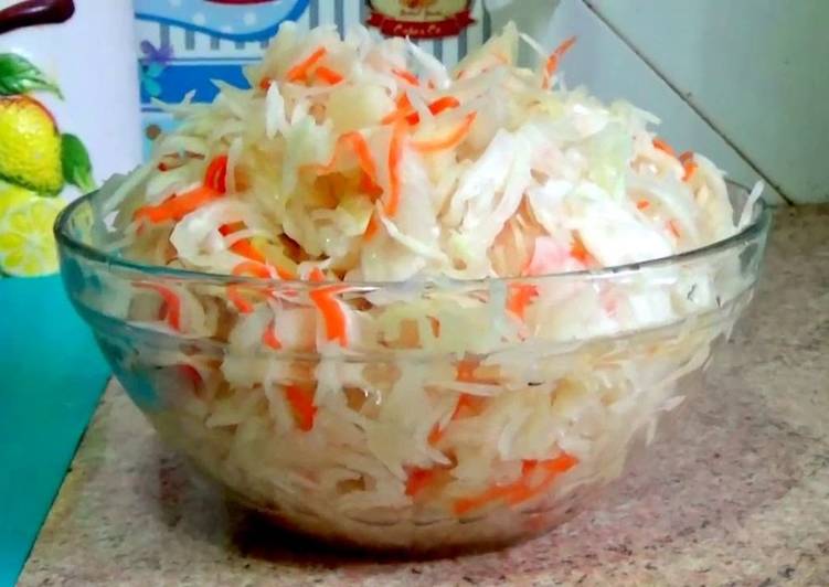 Капуста квашеная рассолом и без