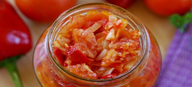 Лечо с рисом и болгарского перца