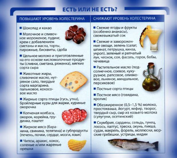 Гипохолестериновая диета - какие продукты, что запрещено, подробное меню