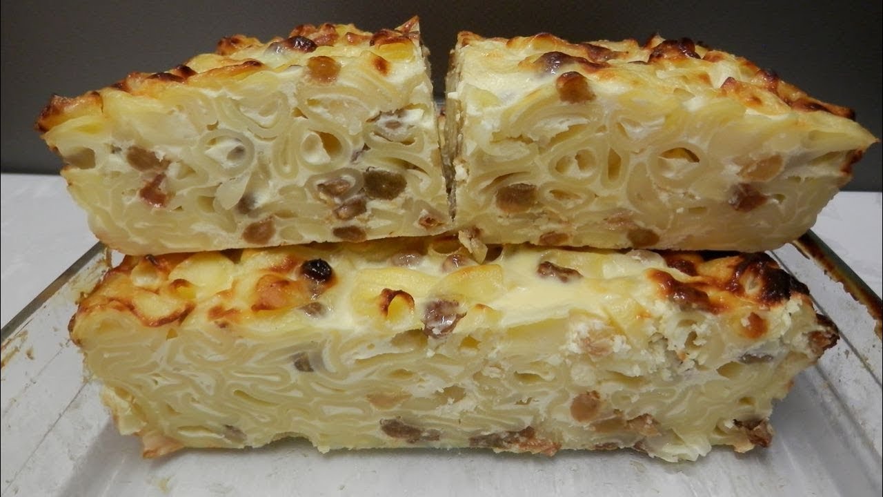Макаронная запеканка с творогом - лучшие рецепты