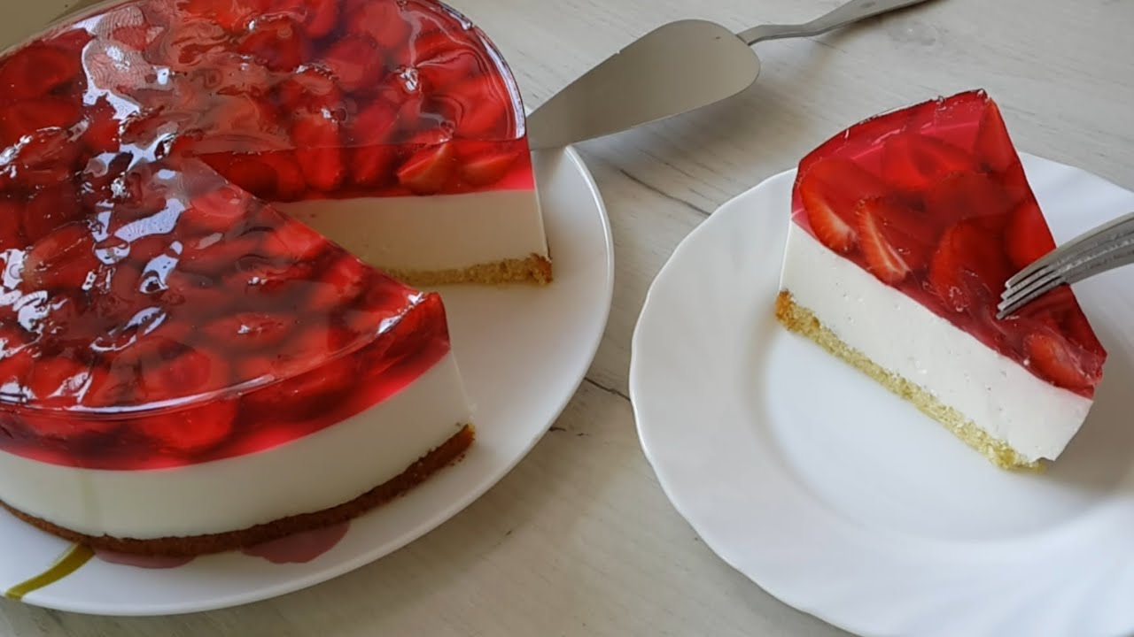 Готовим красивый и вкусный желейный торт с фруктами