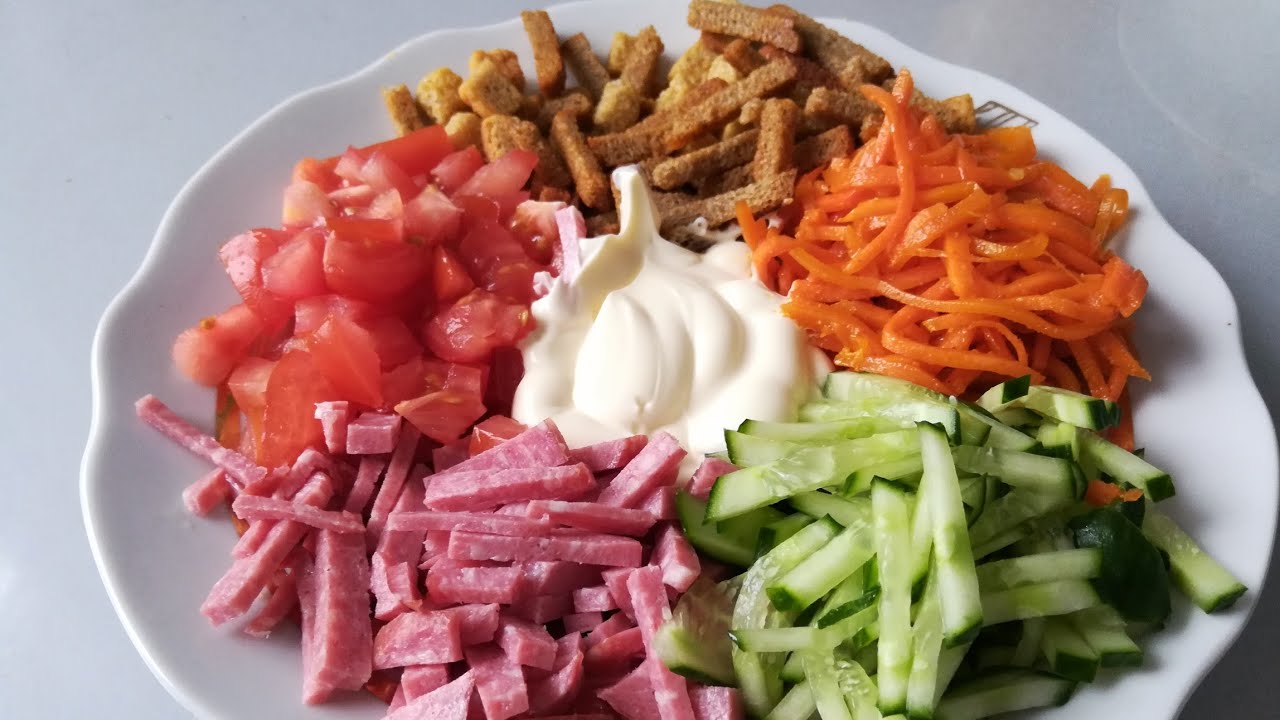 Готовим яркий и вкусный салат «Цветик семицветик»