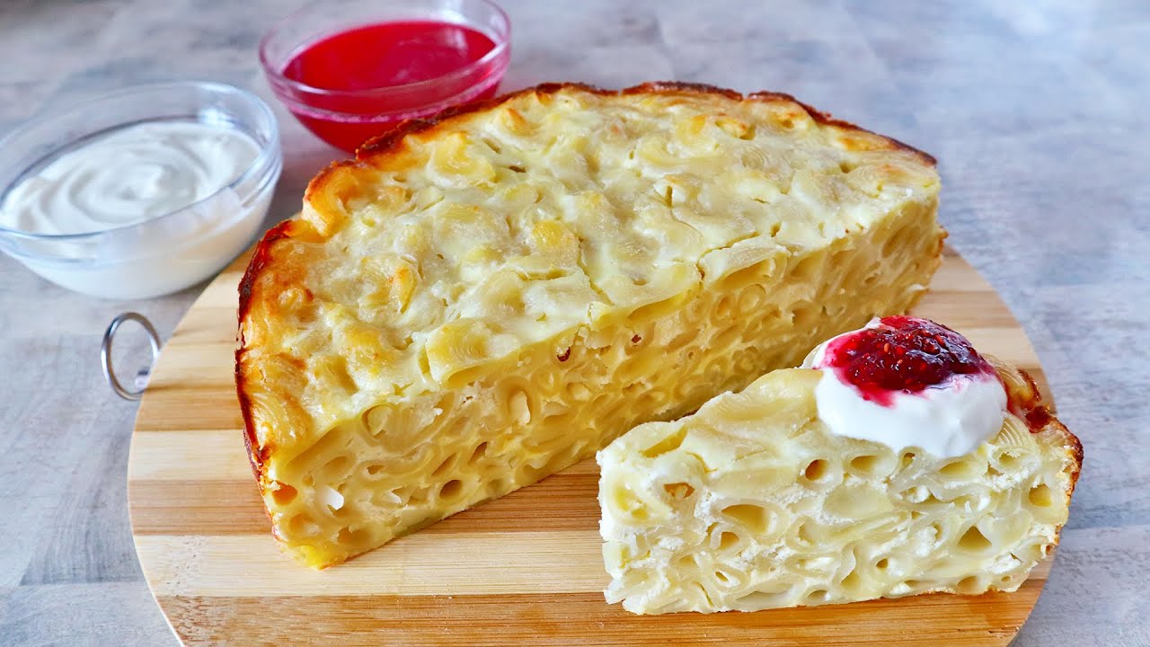 Макаронная запеканка с творогом - лучшие рецепты