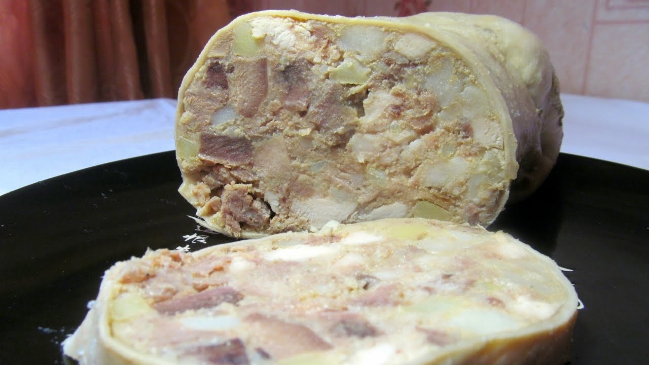 Сытный свиной желудок фаршированный рецепты приготовления