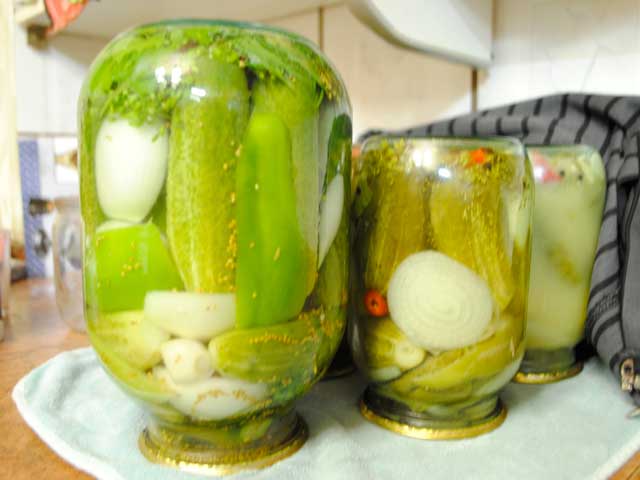 Маринованные огурцы с горчицей сухой