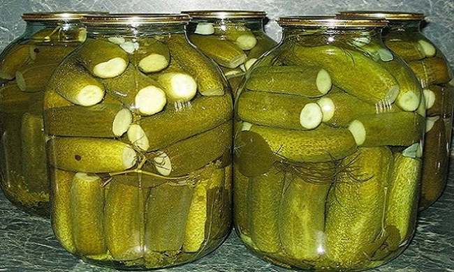 Маринованные огурцы как магазинные