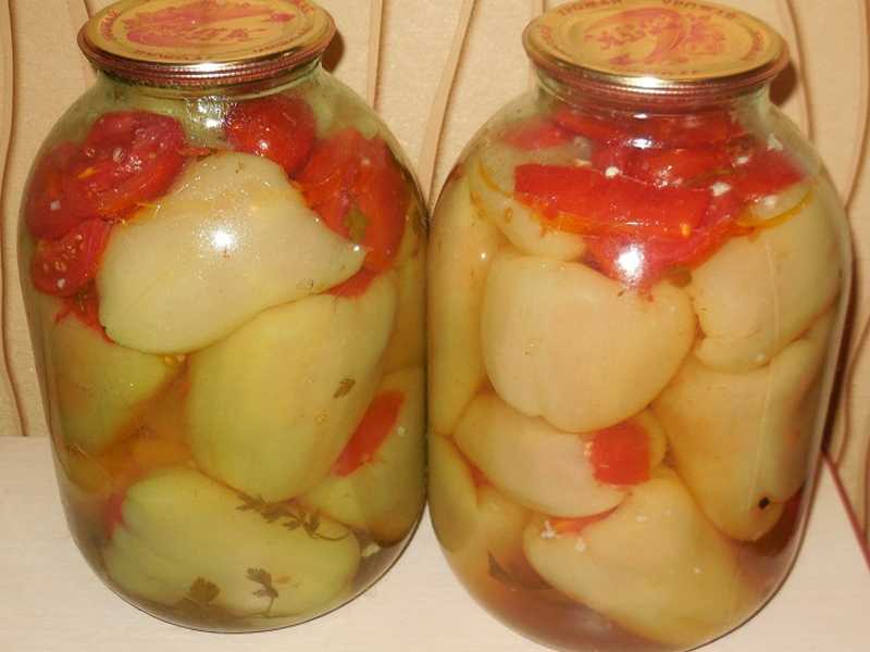 Как сделать маринованный перец фаршированный капустой