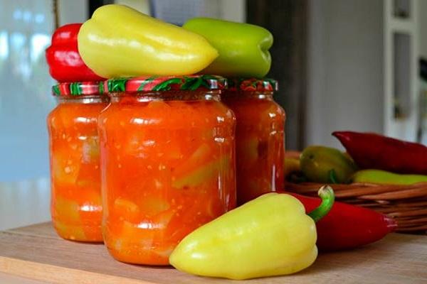 Рецепты маринования болгарского перца на зиму в томатном соусе
