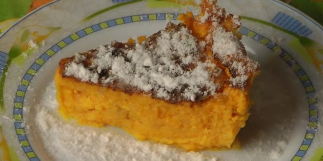 Запеченная тыква в духовке с яблоками, с орехами, с корицей