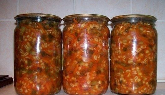 Заправка для рассольника со свежими огурцами на зиму в банках