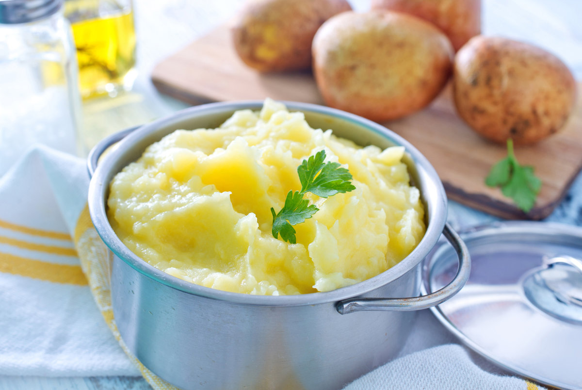 Картофельное пюре — рецепты с маслом, со сливками, с молоком