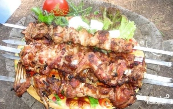Как сделать сочный шашлык из кролика