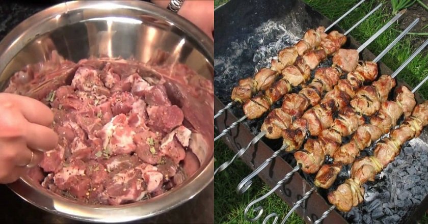 Как правильно замариновать шашлык из свинины в уксусе