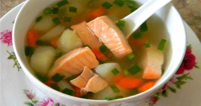 Вкусная уха из семги по классическому рецепту