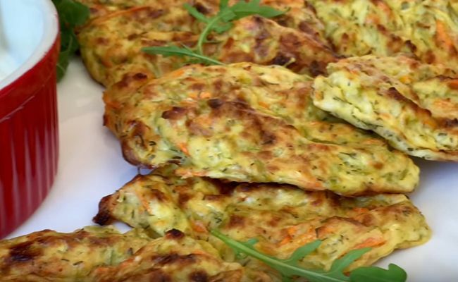 Вкусные кабачковые оладьи в духовке: рецепты пошагово