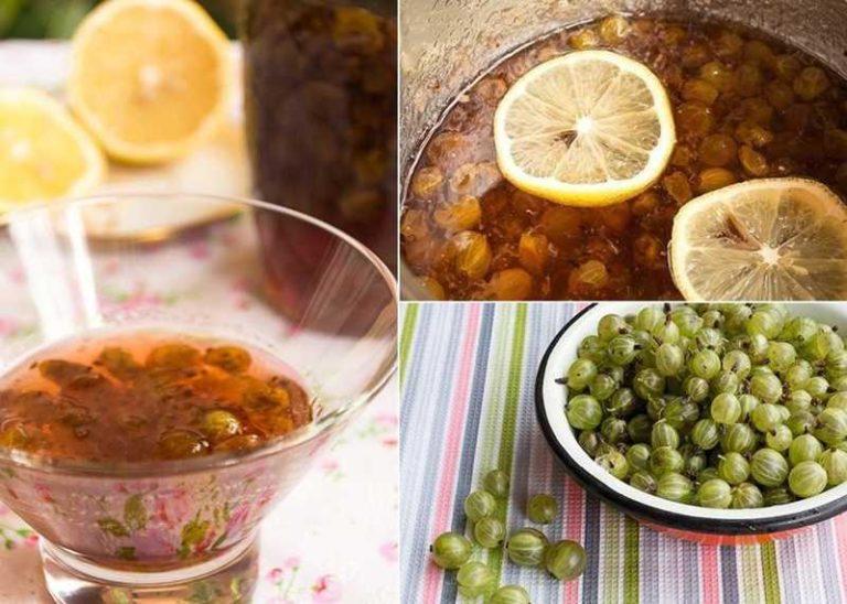 Крыжовник варенье с лимоном