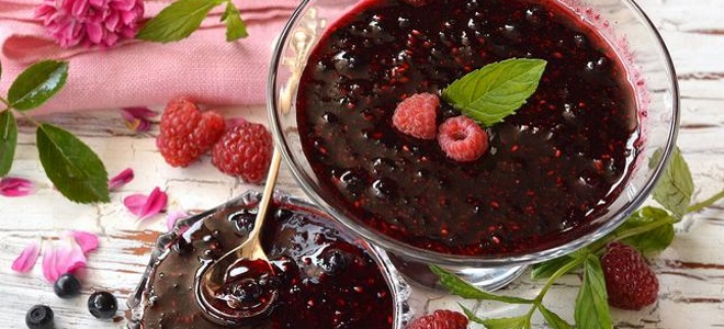 Варенье из малины и черники
