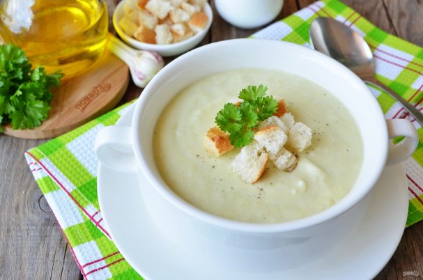 Рецепты приготовления супа-пюре из стеблей сельдерея со сливками