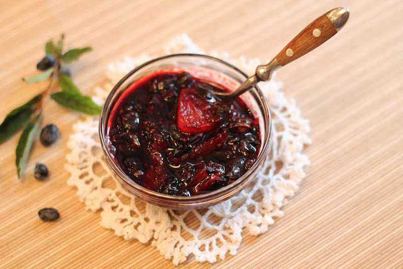 Варенье из жимолости и клубники