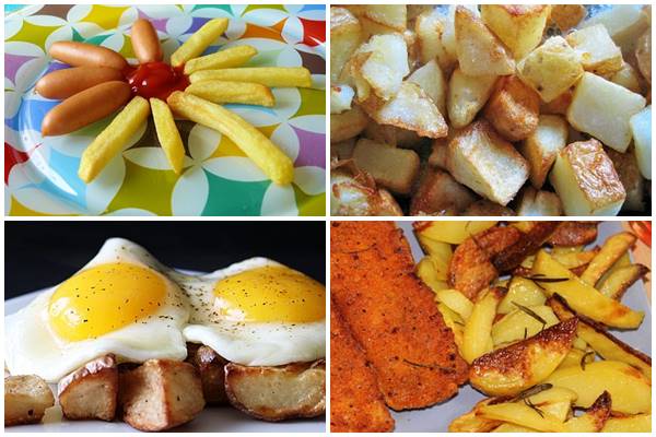 Жареный картофель - простые рецепты приготовления на сковороде