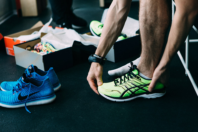 как примерить кроссовки для тренажерного зала