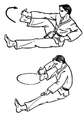 Отведение ноги в сторону