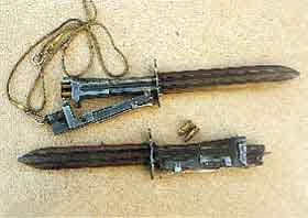 Стреляющий нож Холодное оружие - боевое оружие. Ножи .