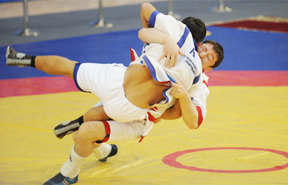 Правила соревнований по борьбе кураш