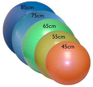 Как подобрать фитбол по размеру Как подобрать фитбол по размеру