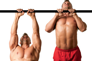 Упражнения на перекладине: подтягивания узким хватом Упражнения на перекладине: подтягивания узким хватом