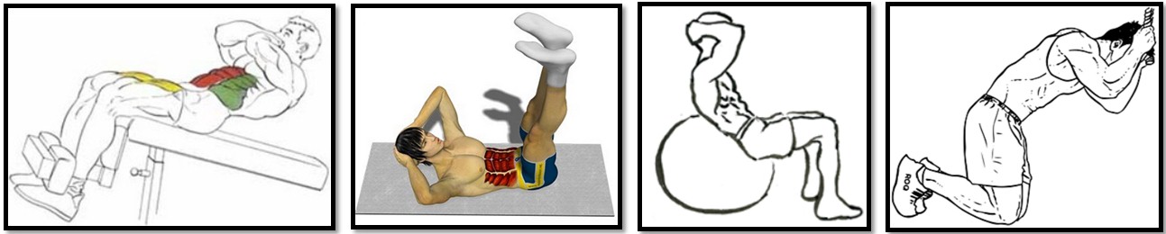 Скручивания на пресс вариации Скручивания на пресс вариации