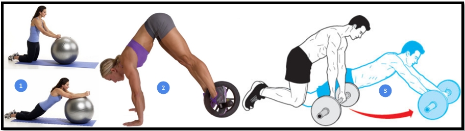 Упражнение ролик для пресса вариации Упражнение ролик для пресса вариации